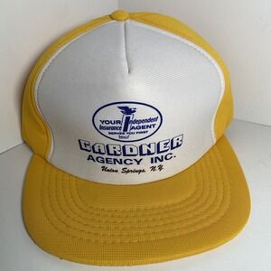 Vintage GARDNER AGENCY INC NEW YORK Baseball Cap Hat Adjustable Local Nylon Gift